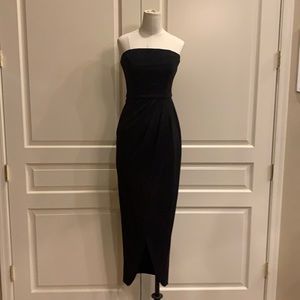 Black Strapless Evening Dress size S